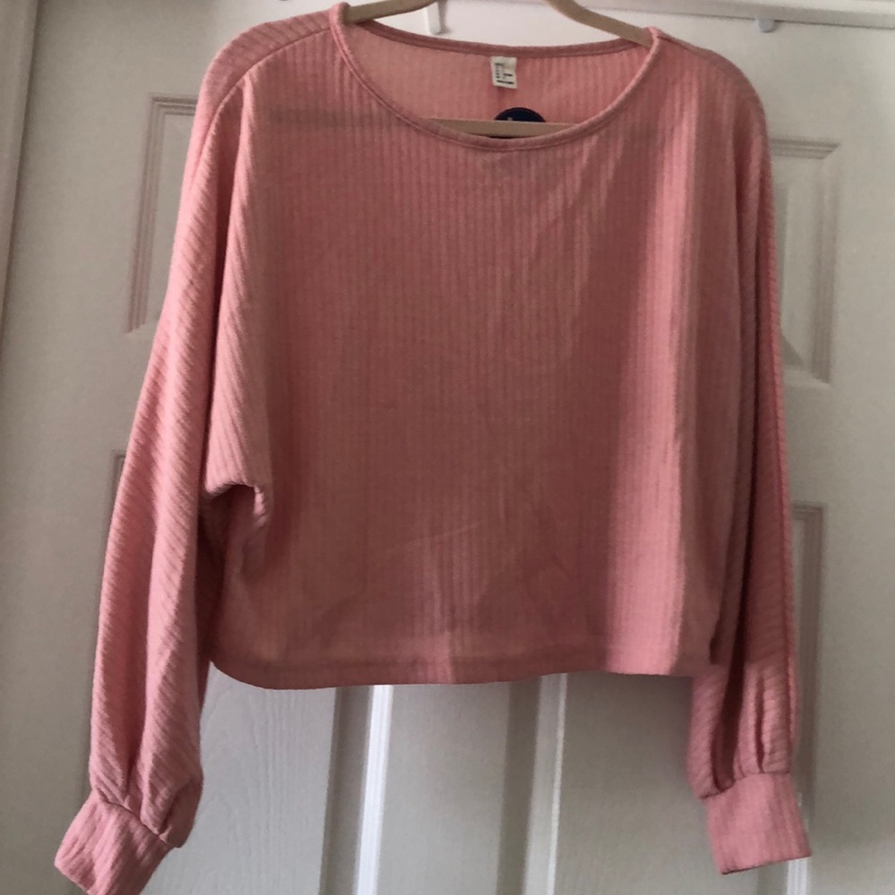 NWT SweatyRocks pink long sleeve